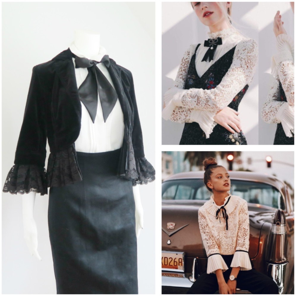 FINAL OFFER FINAL Black Velvet Blazer Jacket S